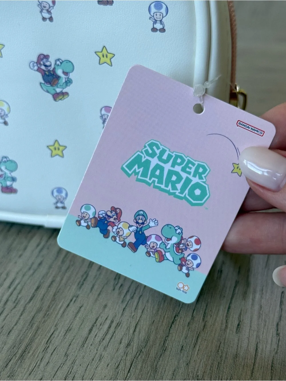 Super Mario Brothers Square Cosmetic/ Stationary Bag Nintendo Store Japan NWT